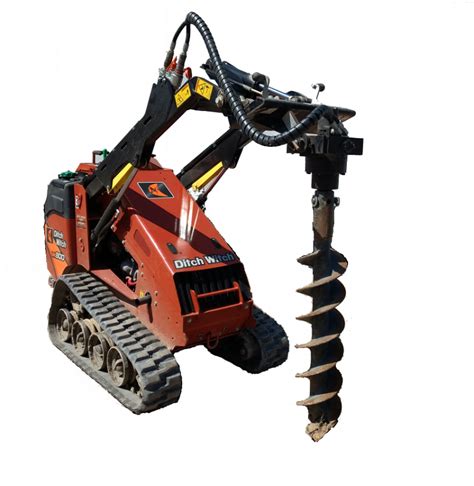 skid steer with digger rent|auger drill rental near me.